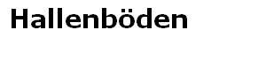Hallenbden
