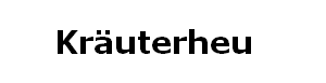     Kruterheu